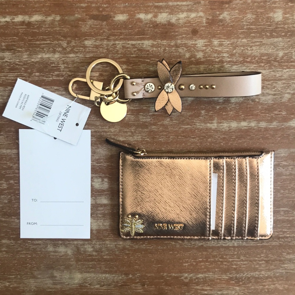 Nine West Wallet and Key Holder gift set